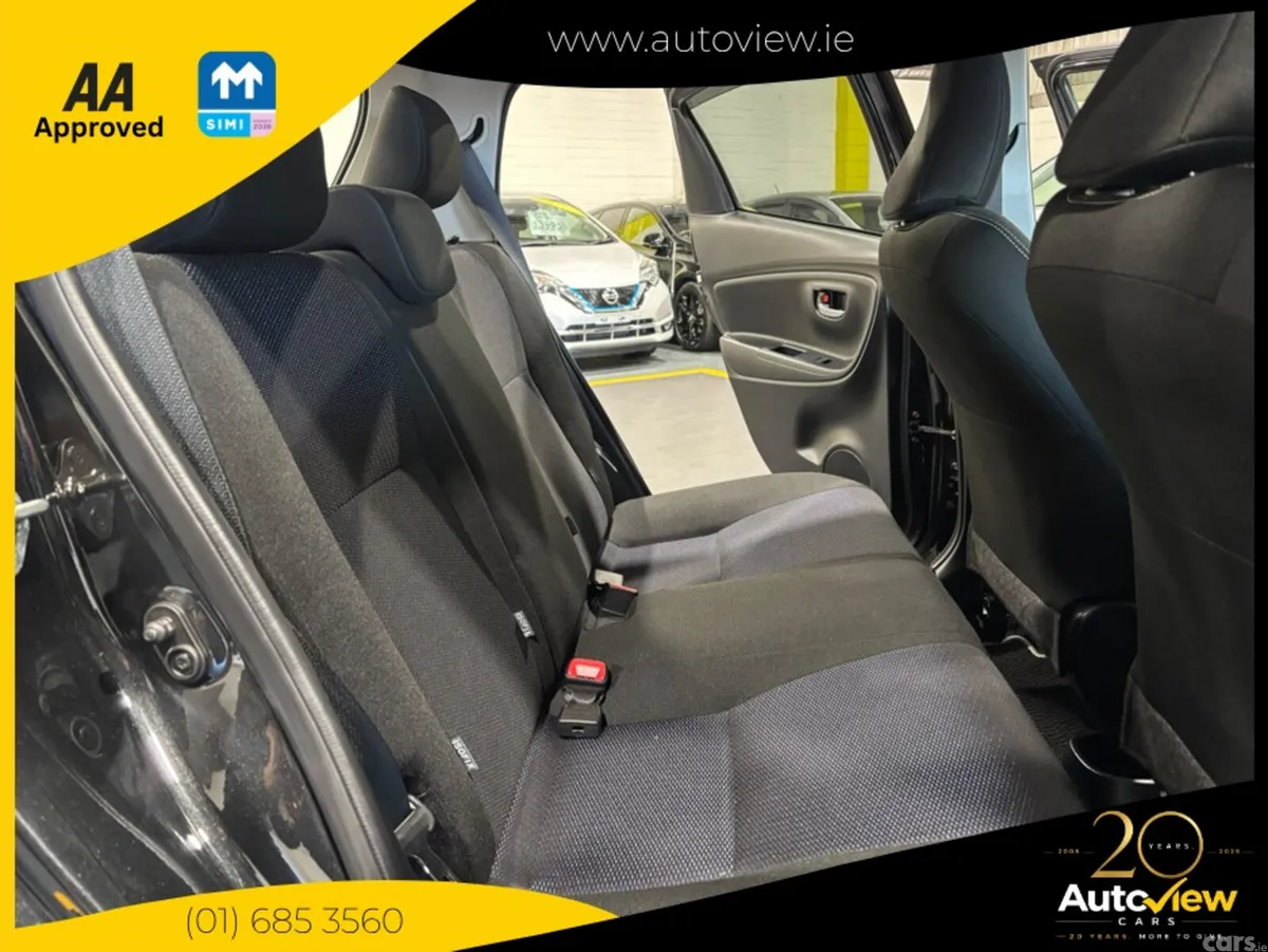 Toyota Vitz Hatchback, Petrol Hybrid, 2018, Black