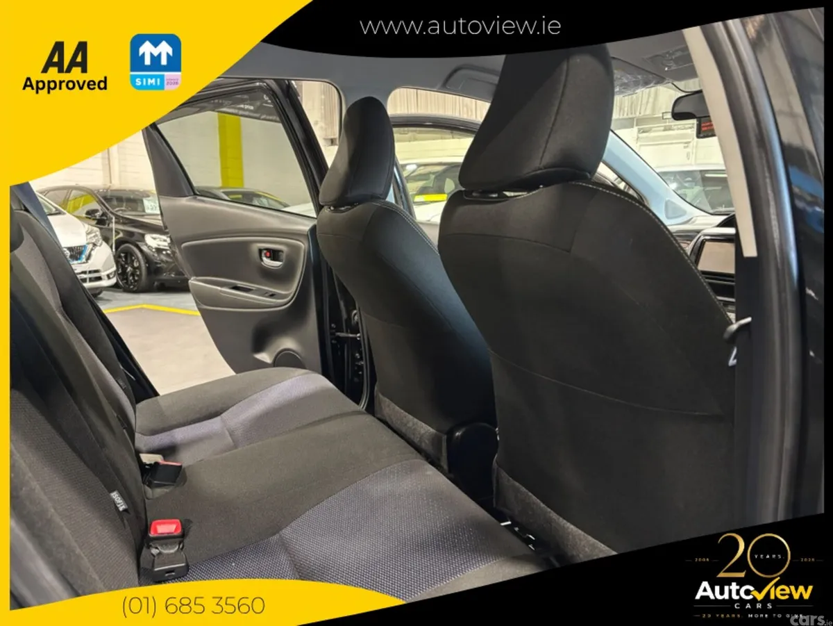 Toyota Vitz Hatchback, Petrol Hybrid, 2018, Black