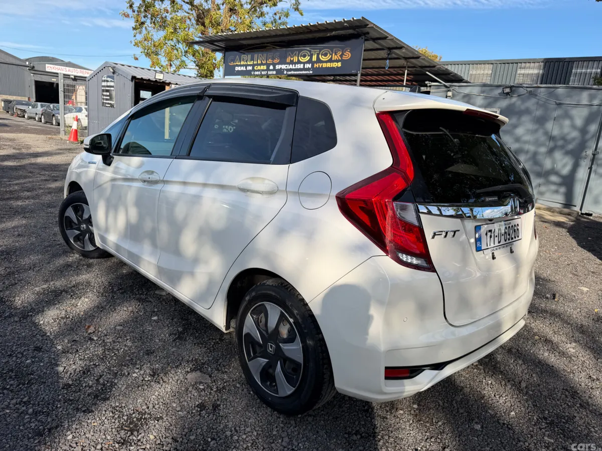 Honda Fit Hatchback, Petrol Hybrid, 2017, White