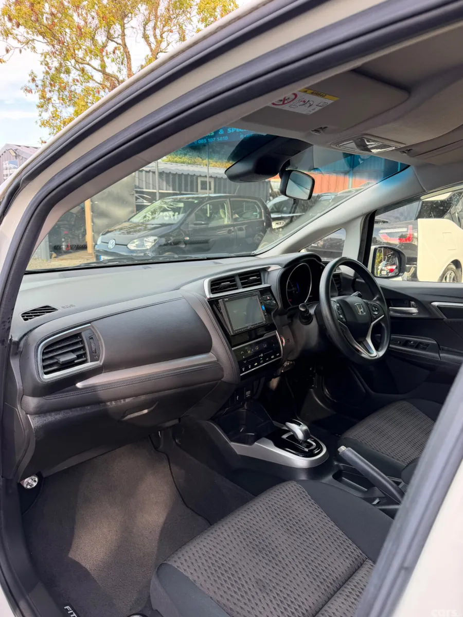 Honda Fit Hatchback, Petrol Hybrid, 2017, White