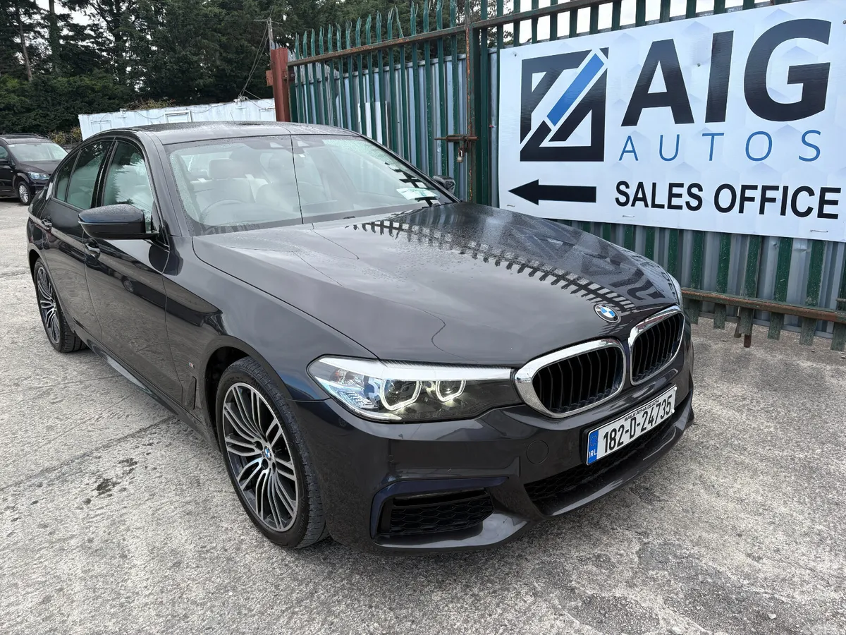 BMW 5-Series Saloon, Petrol Plug-in Hybrid, 2018, Grey