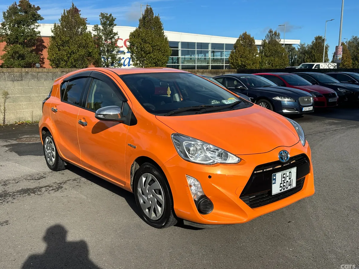 Toyota Aqua Hatchback, Petrol Hybrid, 2015, Orange
