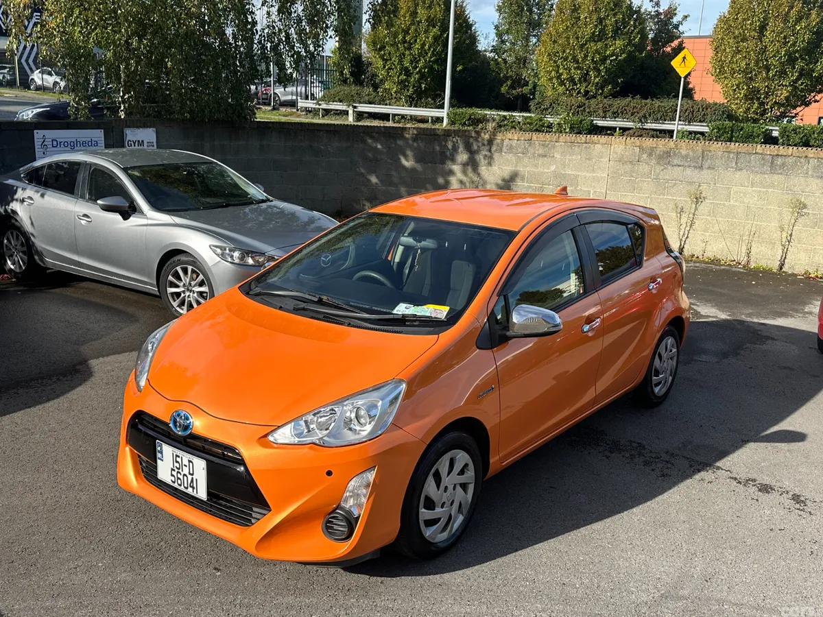 Toyota Aqua Hatchback, Petrol Hybrid, 2015, Orange