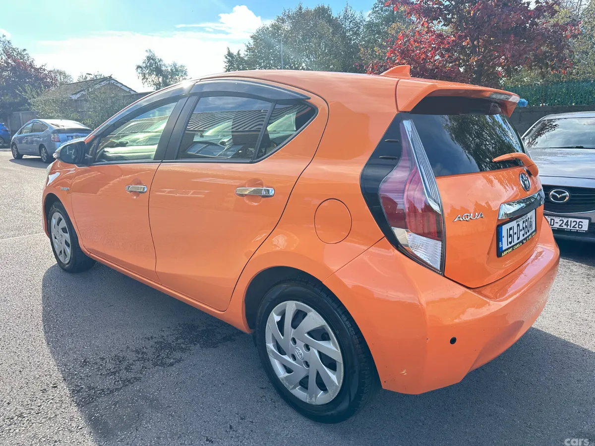 Toyota Aqua Hatchback, Petrol Hybrid, 2015, Orange