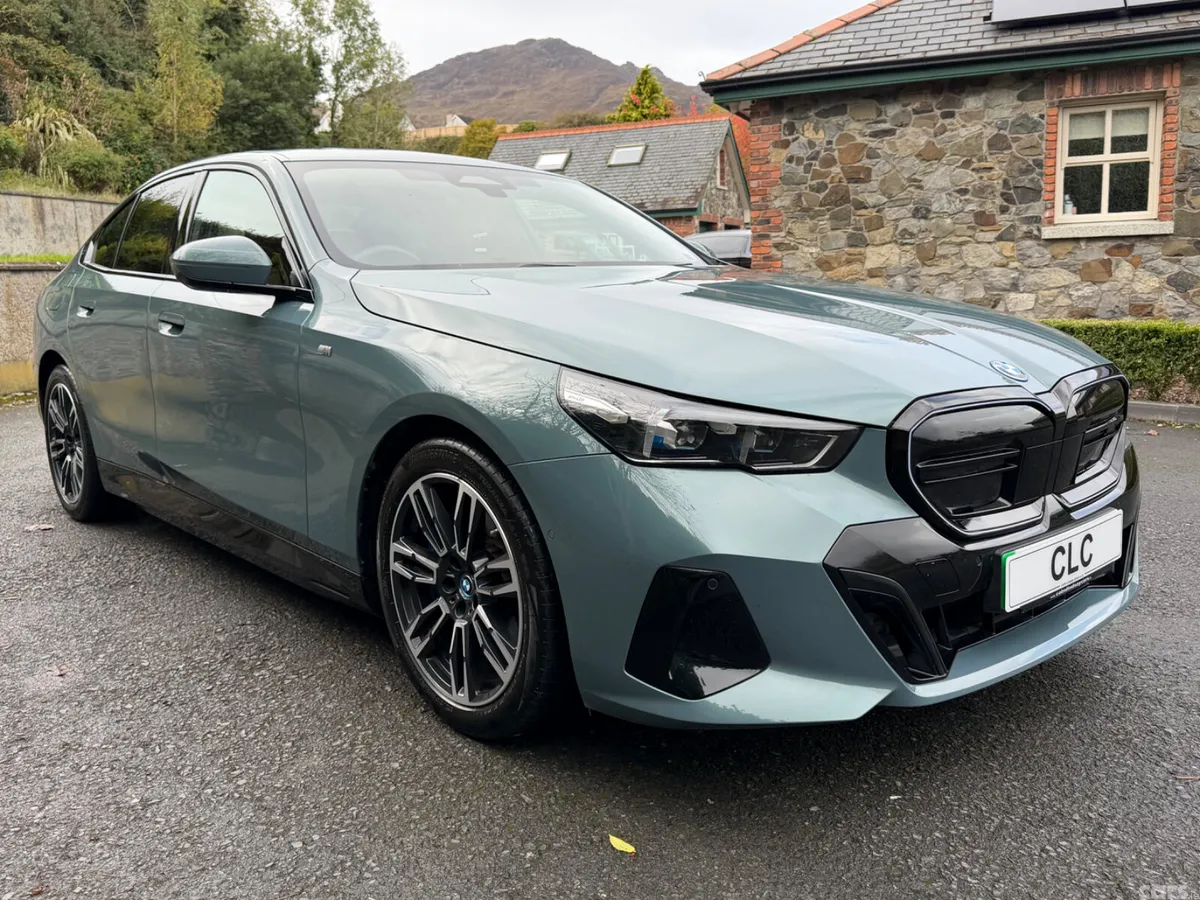 BMW i5 Saloon, Electric, 2024, Green