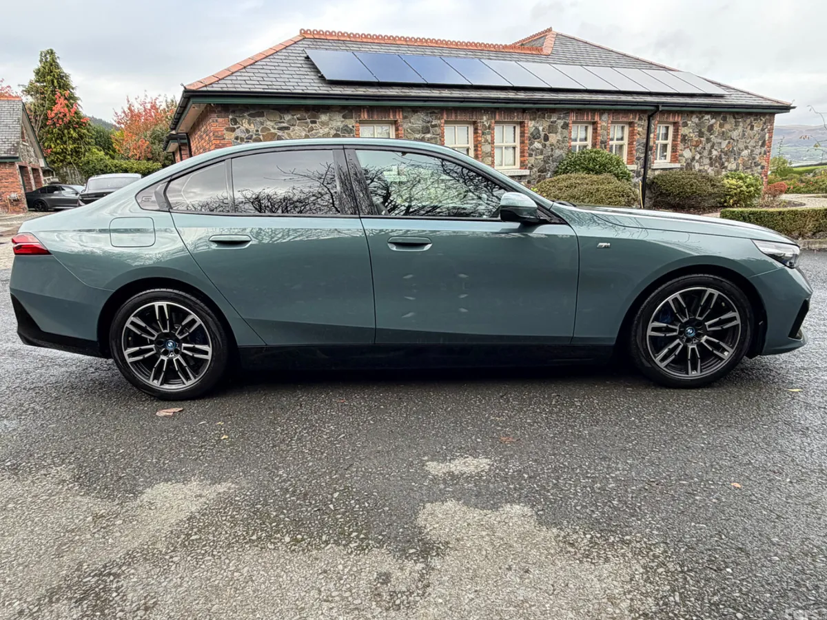BMW i5 Saloon, Electric, 2024, Green