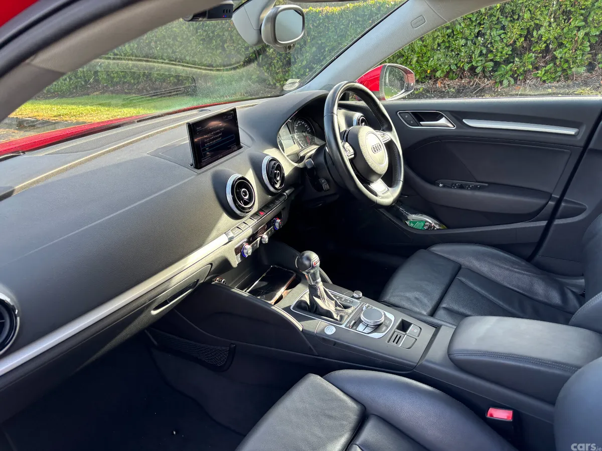 Audi A3 Saloon, Petrol, 2015, Red