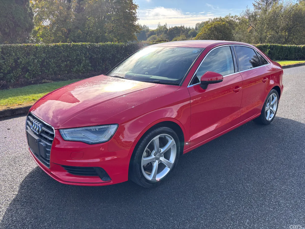 Audi A3 Saloon, Petrol, 2015, Red
