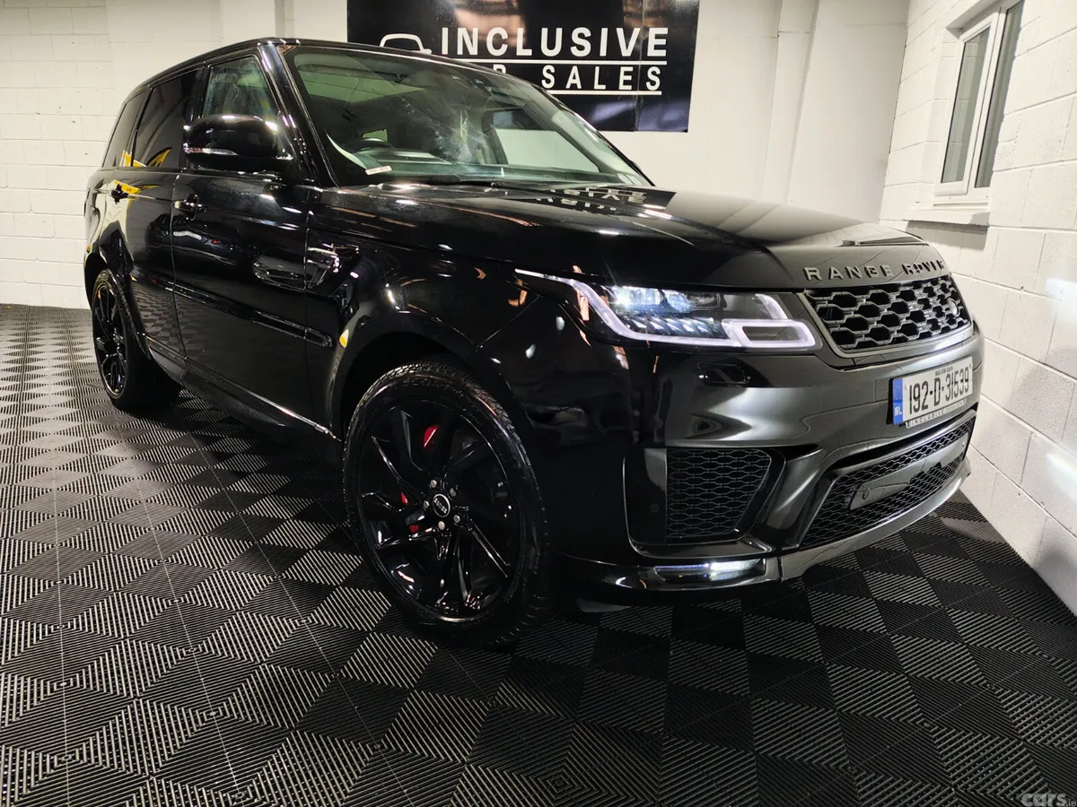 Land Rover Range Rover Sport SUV, Petrol Plug-in Hybrid, 2019, Black