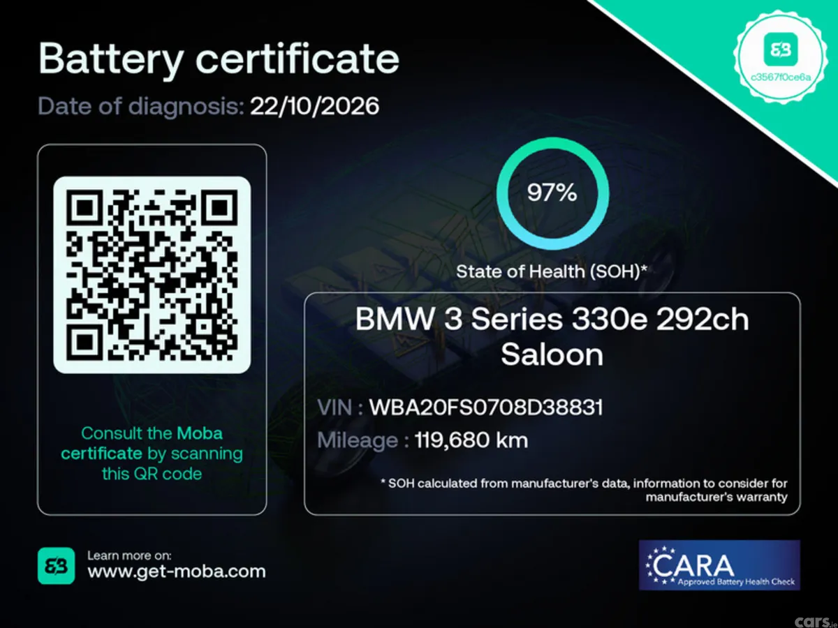 BMW 3-Series Saloon, Petrol Hybrid, 2023, Blue