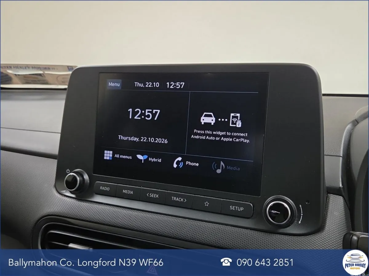 Hyundai KONA MPV, Petrol Hybrid, 2022, White