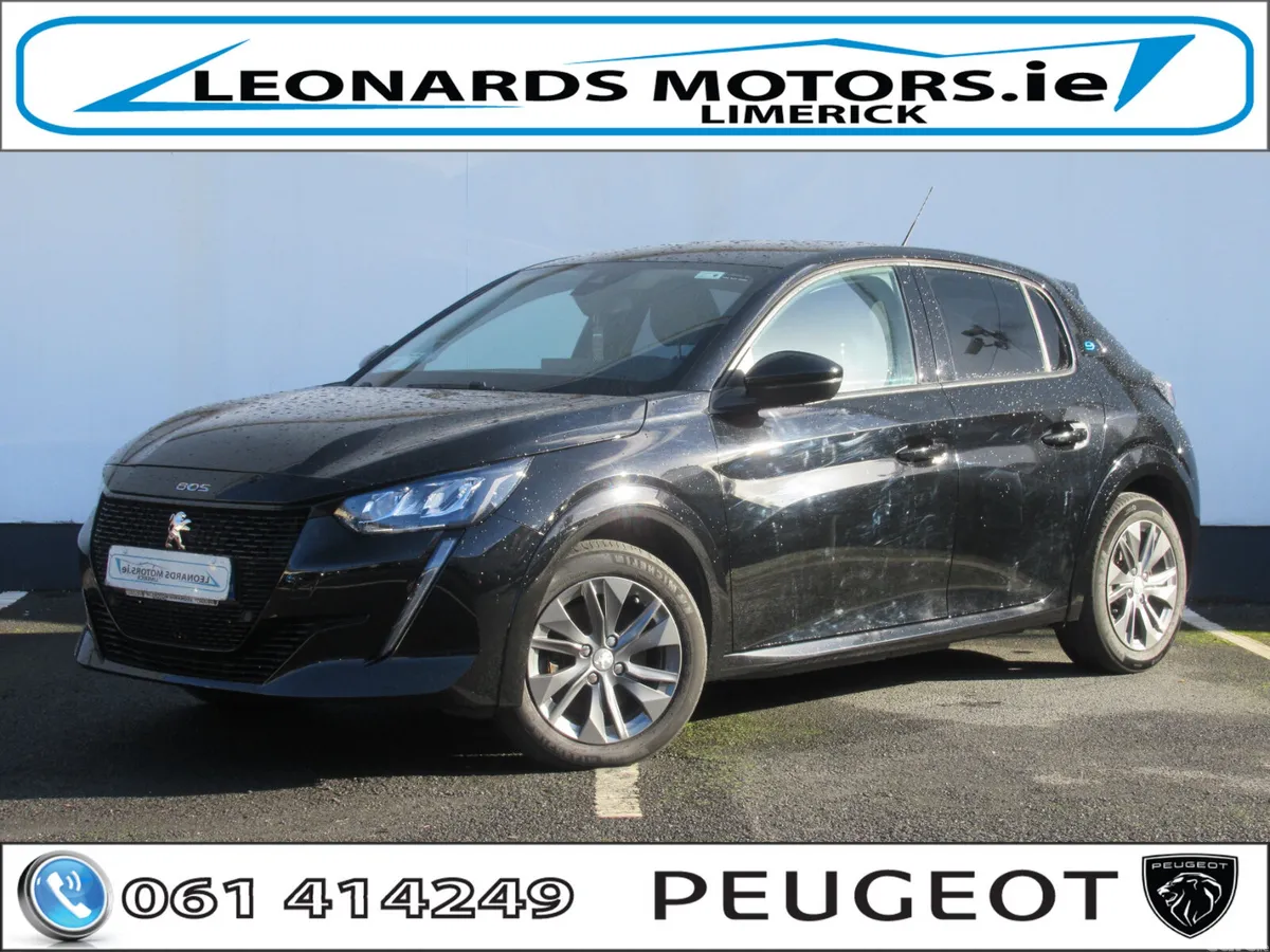 Peugeot 208 Hatchback, Electric, 2023, Black
