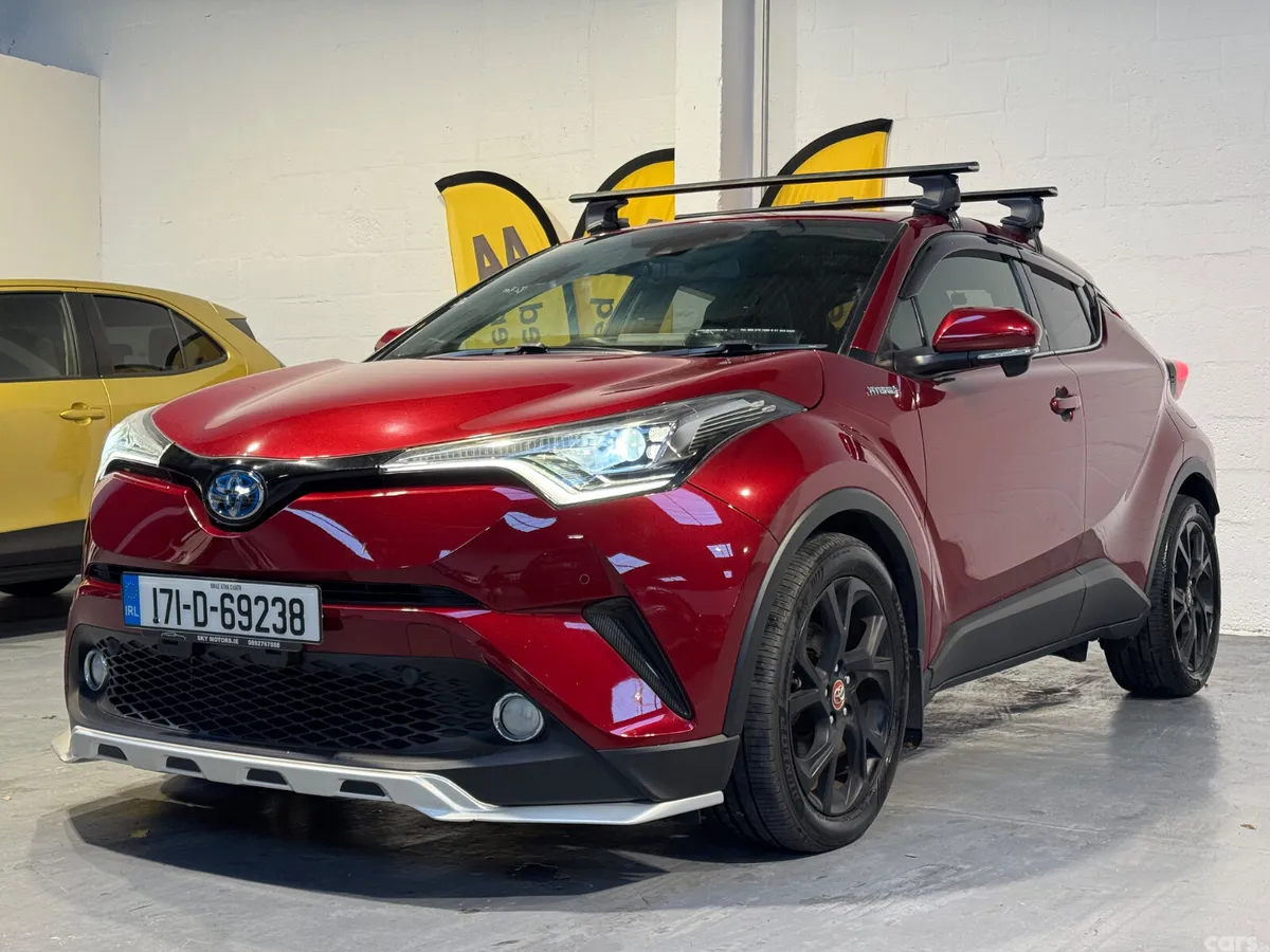 Toyota C-HR Hatchback, Petrol Hybrid, 2017, Red