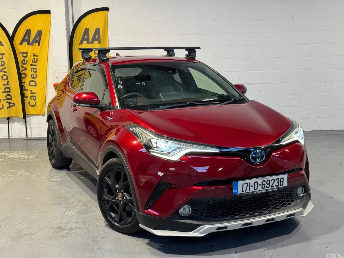 Toyota C-HR Hatchback, Petrol Hybrid, 2017, Red
