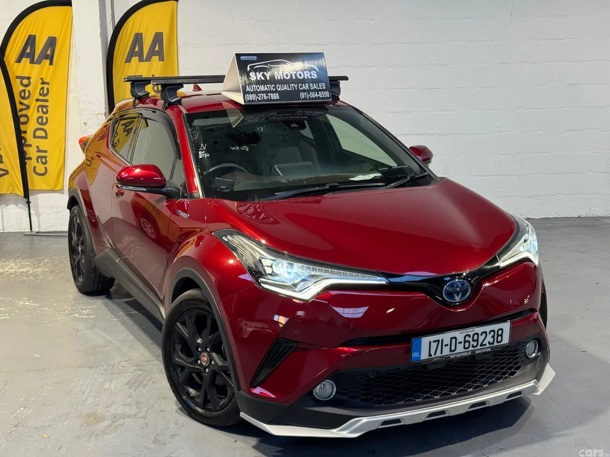 Toyota C-HR Hatchback, Petrol Hybrid, 2017, Red