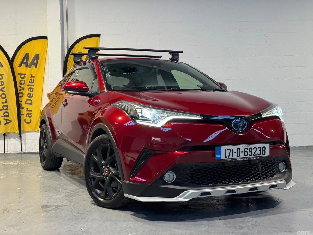 Toyota C-HR Hatchback, Petrol Hybrid, 2017, Red