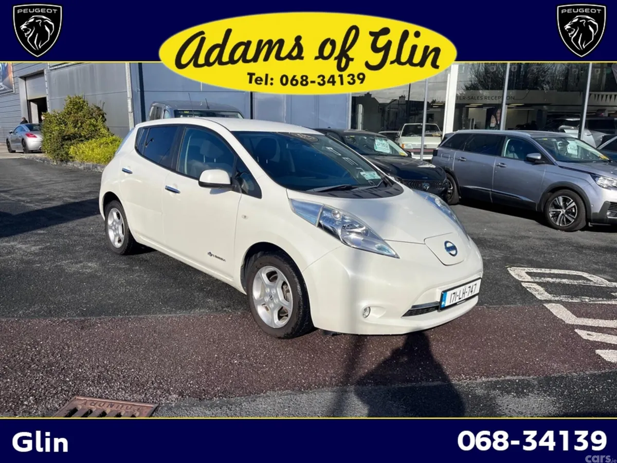 Nissan Leaf Hatchback, Electric, 2017, White
