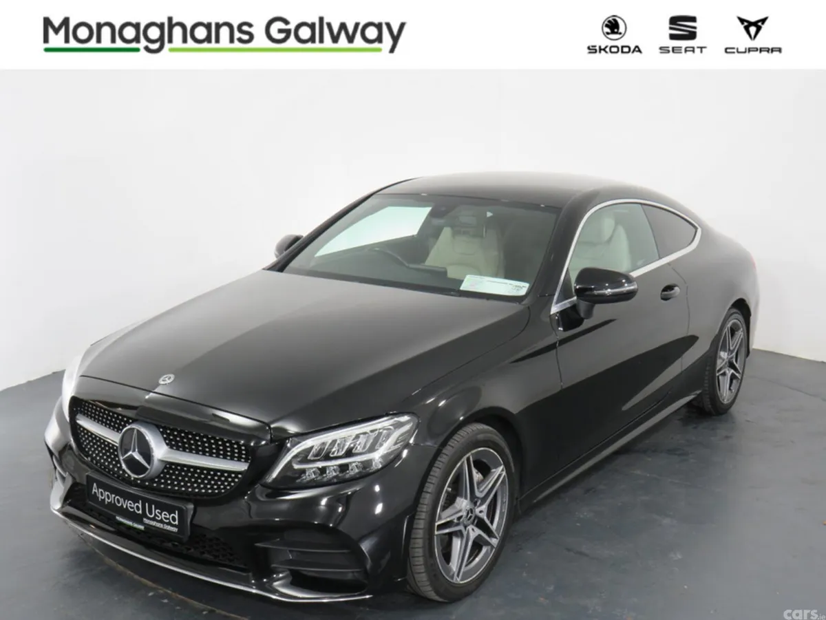 Mercedes-Benz C-Class Coupe, Diesel, 2019, Black