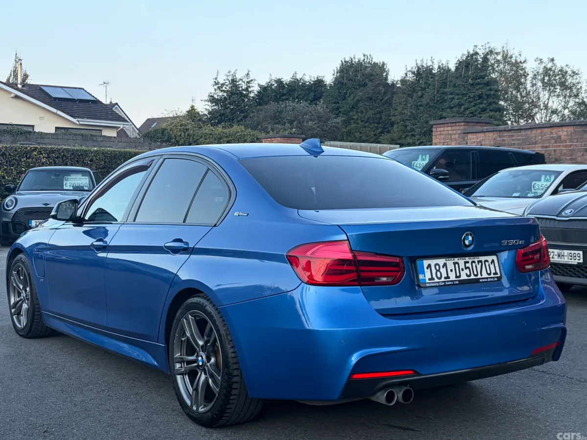 BMW 3-Series Saloon, Petrol Plug-in Hybrid, 2018, Blue