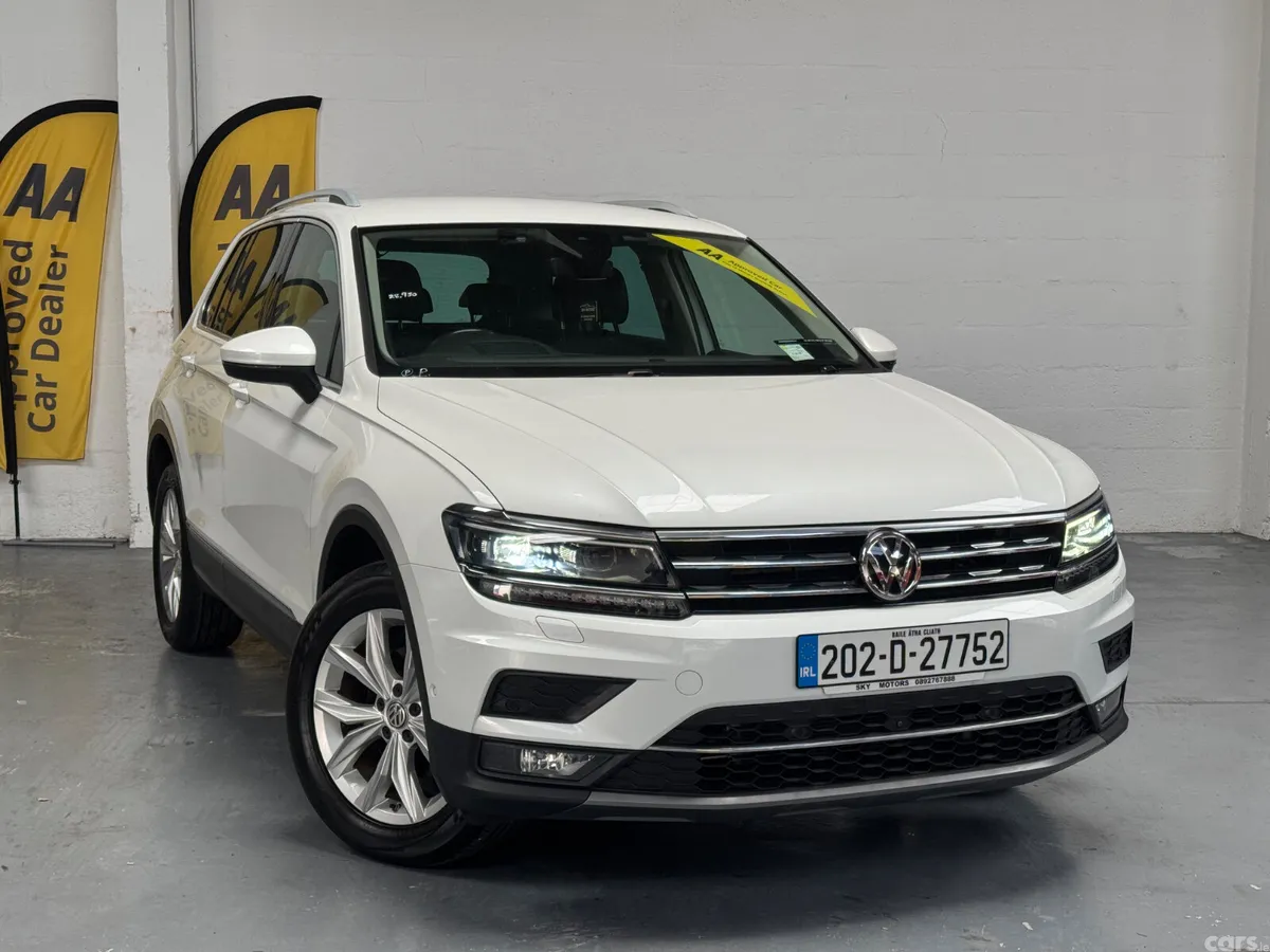 Volkswagen Tiguan SUV, Diesel, 2020, White