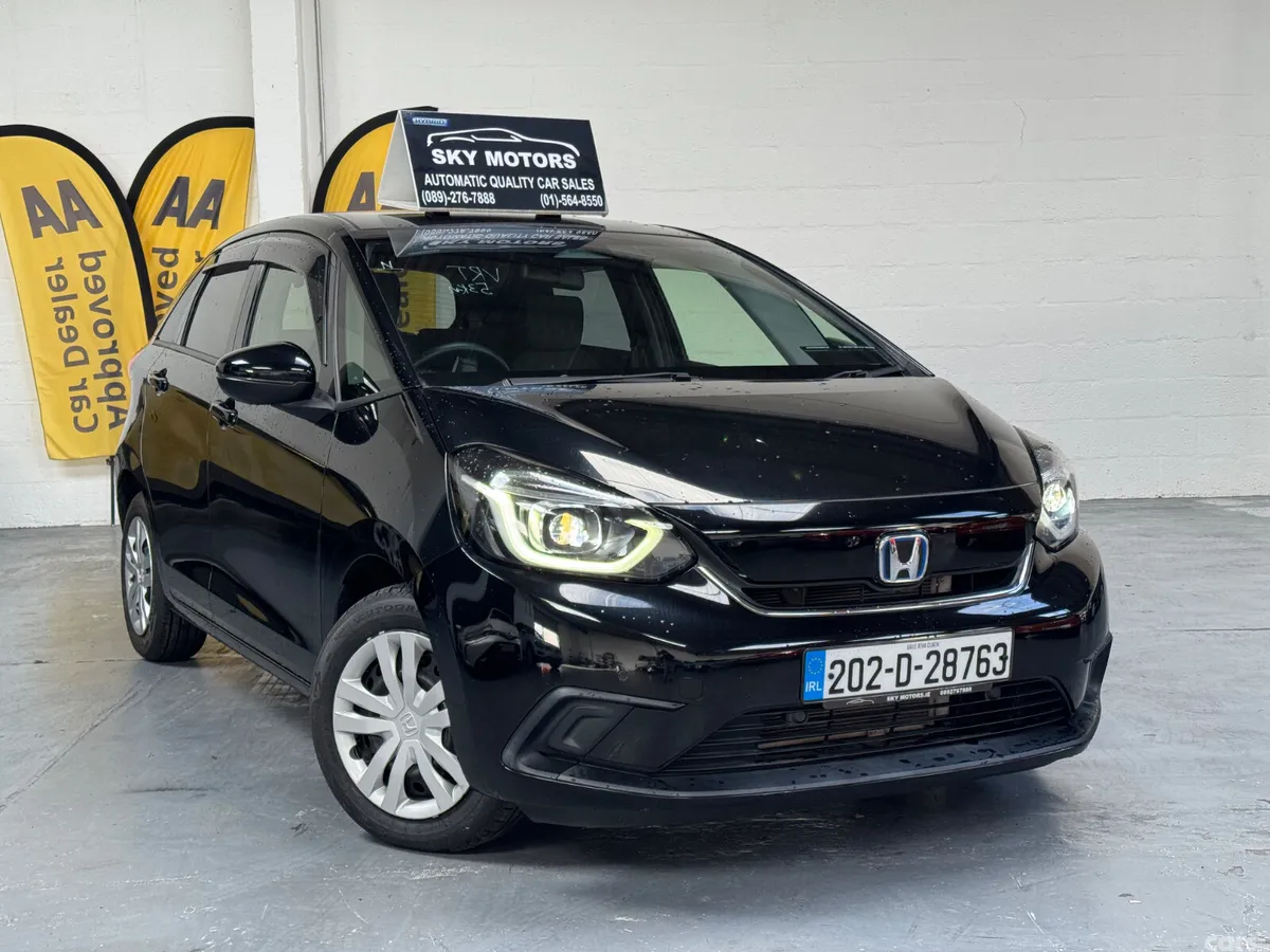 Honda Fit Hatchback, Petrol Hybrid, 2020, Black