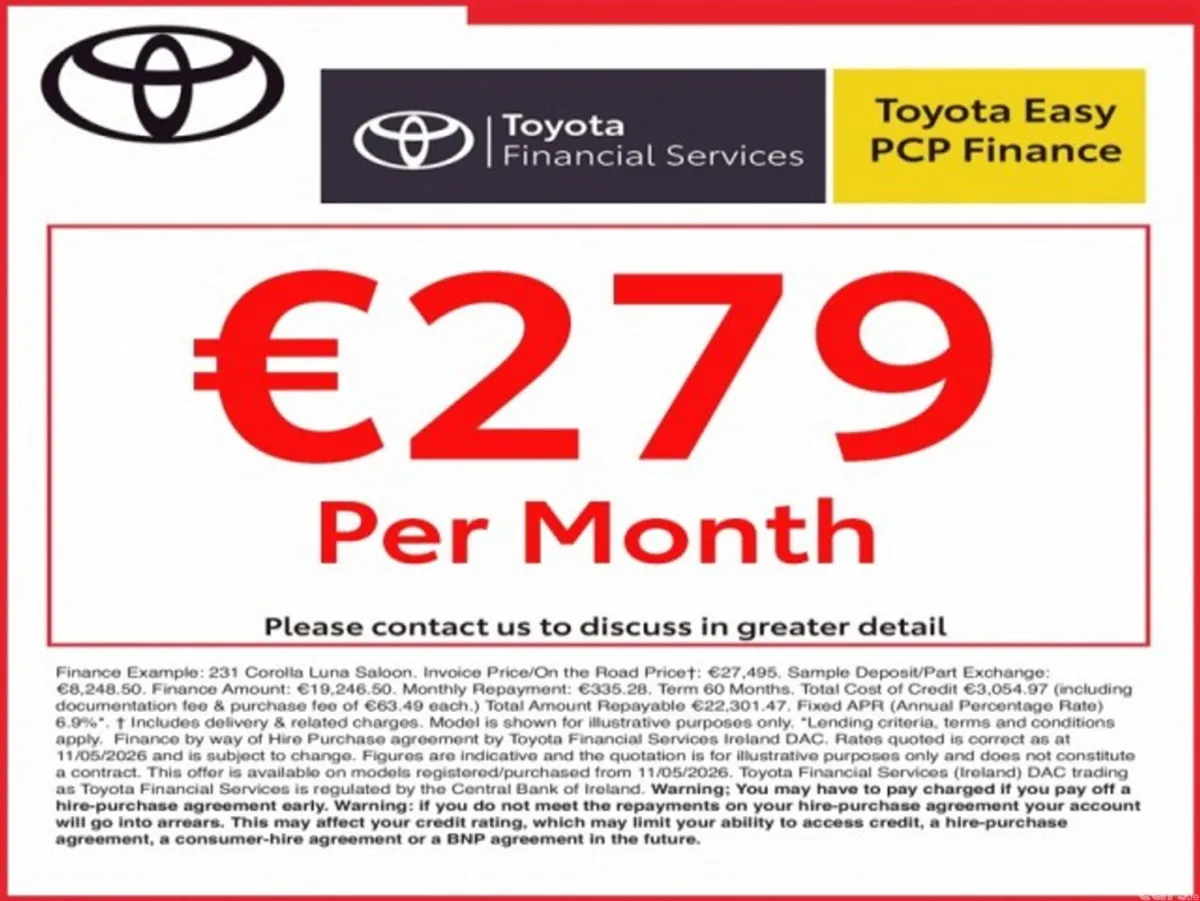 Toyota Yaris Hatchback, Petrol Hybrid, 2023, Black