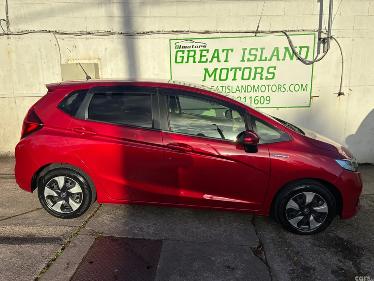 Honda Fit Hatchback, Petrol Hybrid, 2018, Red