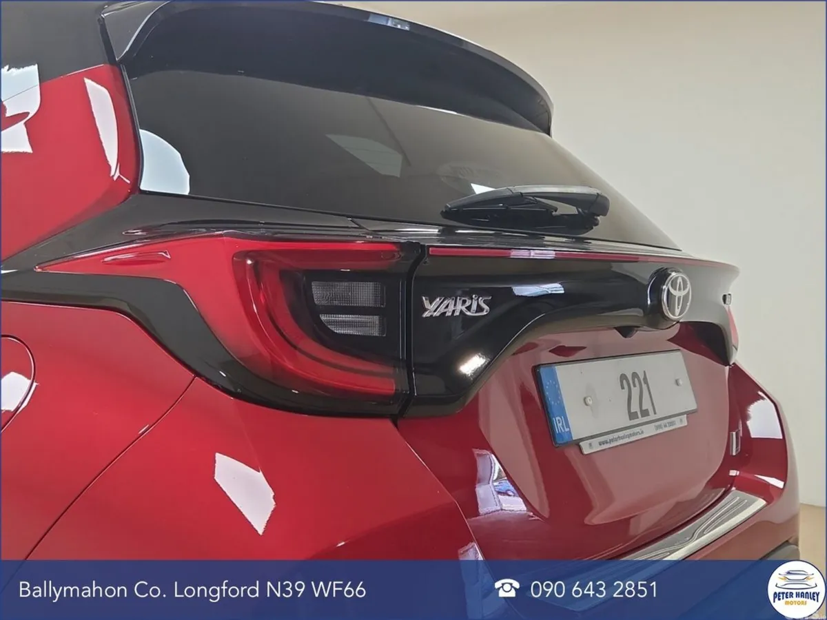 Toyota Yaris Hatchback, Petrol Hybrid, 2022, Red