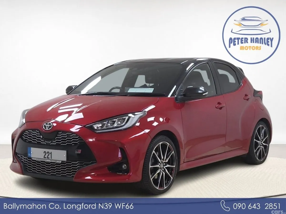 Toyota Yaris Hatchback, Petrol Hybrid, 2022, Red
