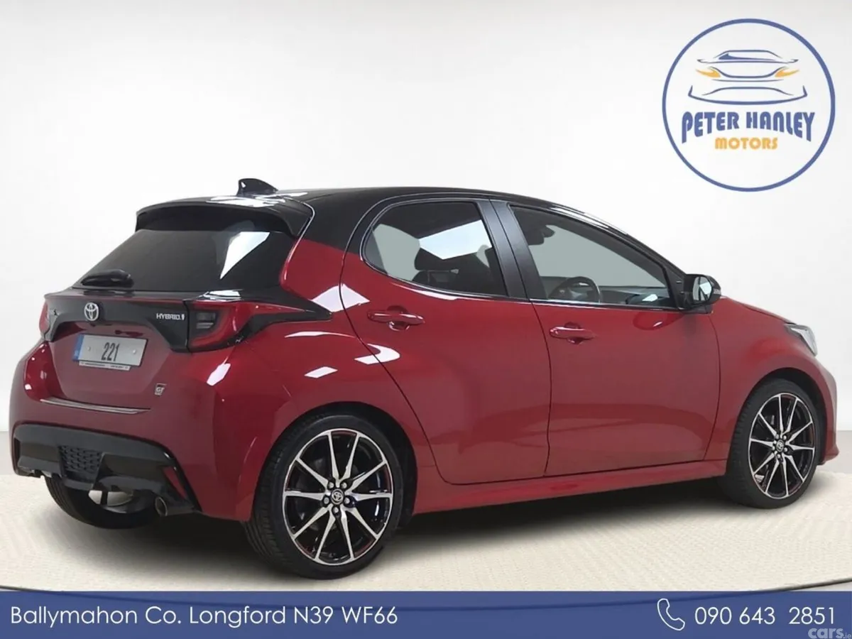 Toyota Yaris Hatchback, Petrol Hybrid, 2022, Red