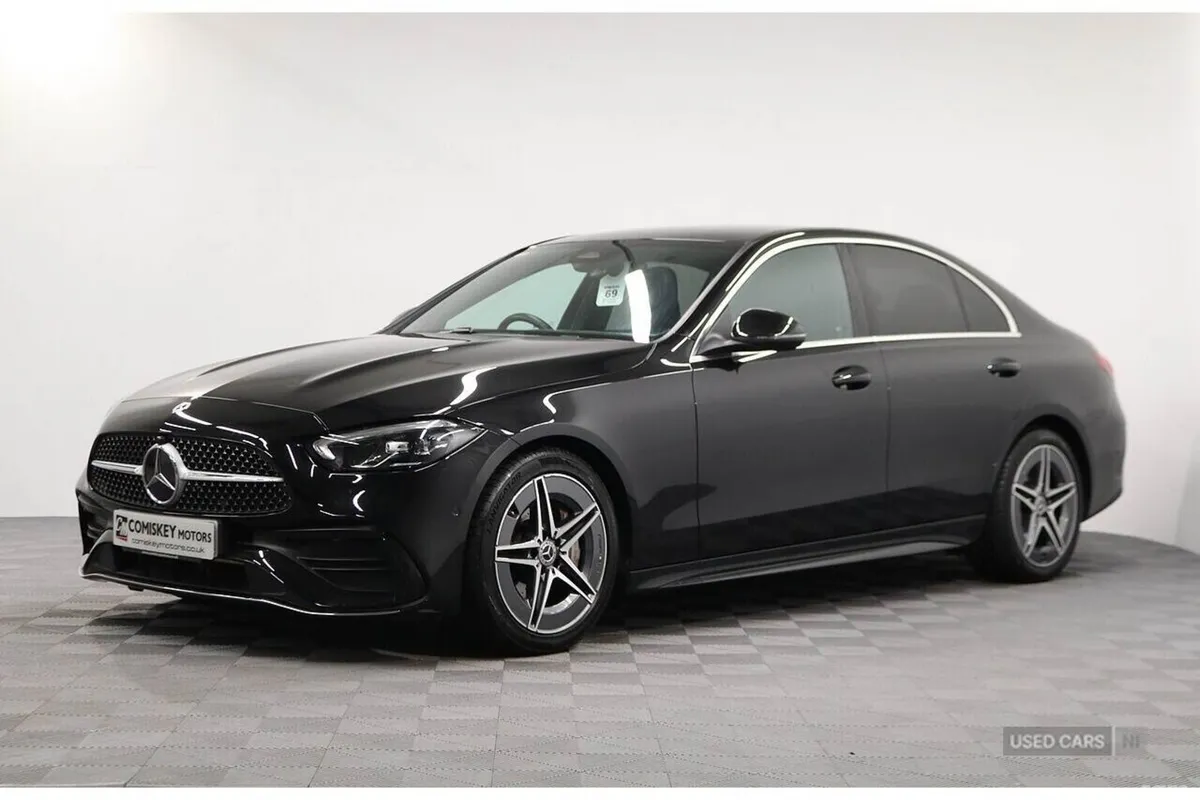 Mercedes-Benz C-Class Saloon, Diesel Hybrid, 2025, Black