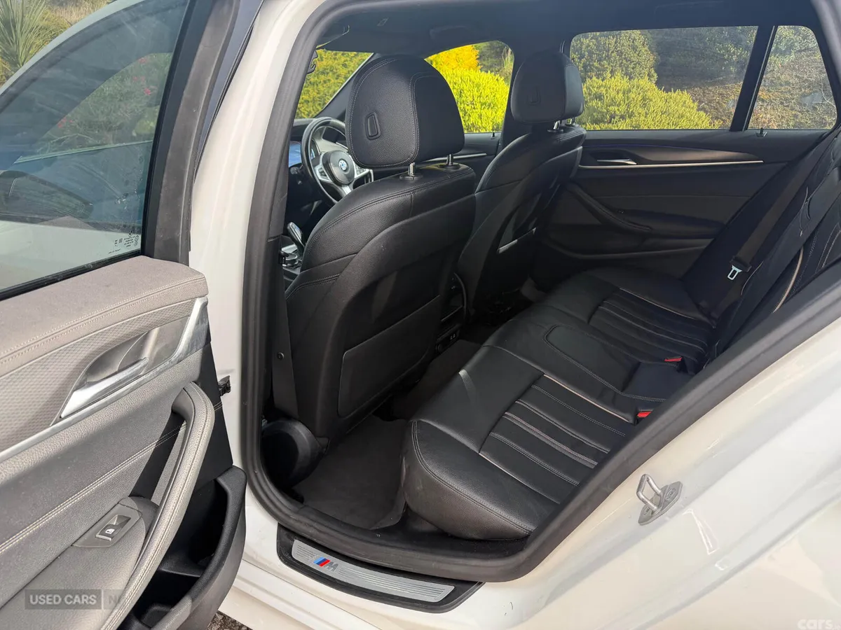 BMW 5-Series Estate, Diesel Hybrid, 2023, White