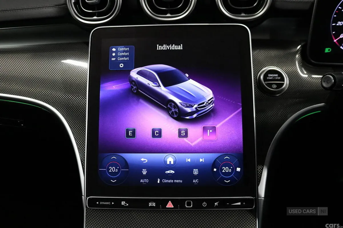 Mercedes-Benz C-Class Saloon, Diesel Hybrid, 2025, Black