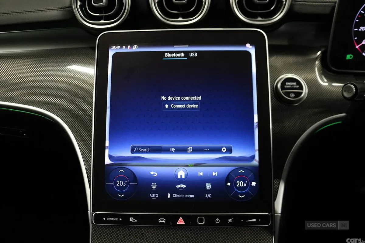Mercedes-Benz C-Class Saloon, Diesel Hybrid, 2025, Black