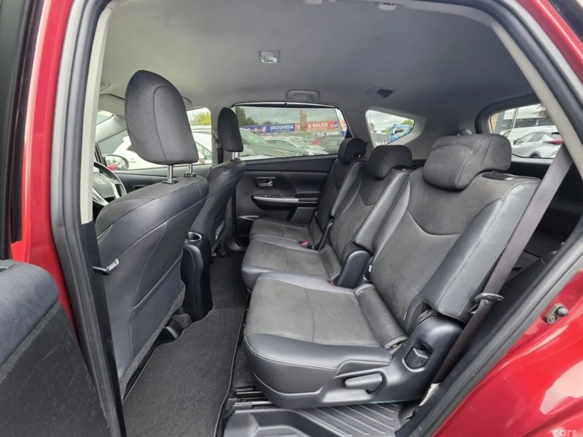Toyota Prius MPV, Petrol Hybrid, 2019, Red