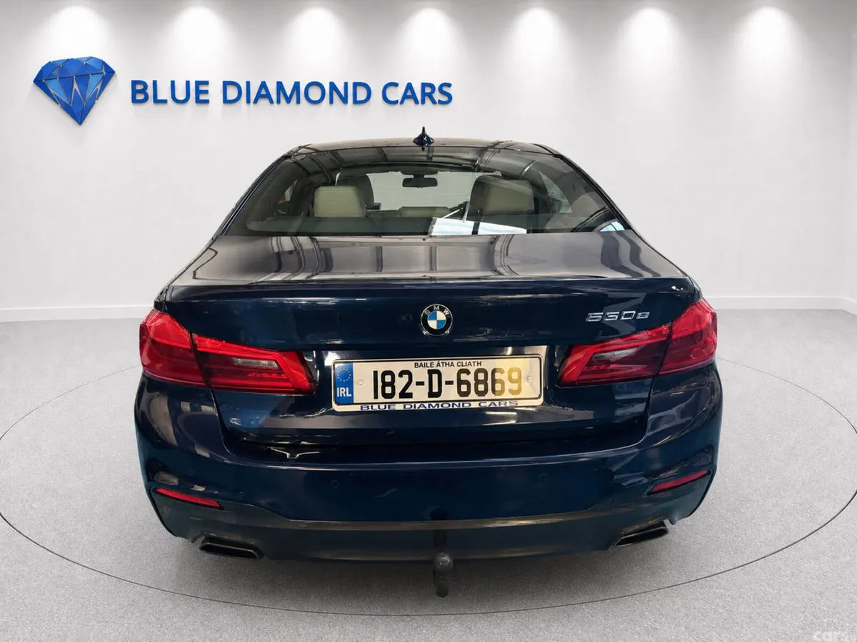 BMW 5-Series Saloon, Petrol Plug-in Hybrid, 2018, Blue