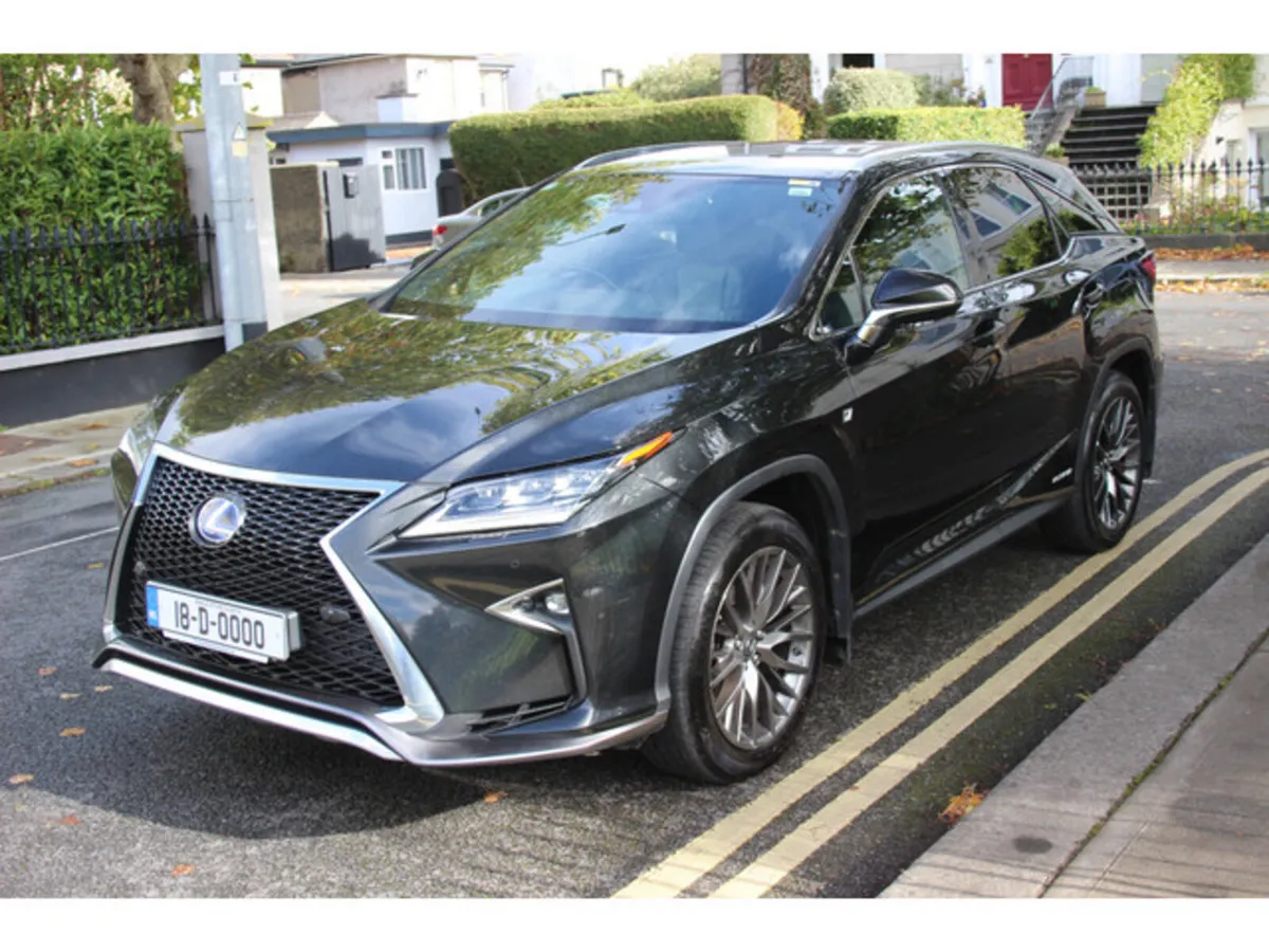 Lexus RX450H SUV, Petrol Hybrid, 2018, Black