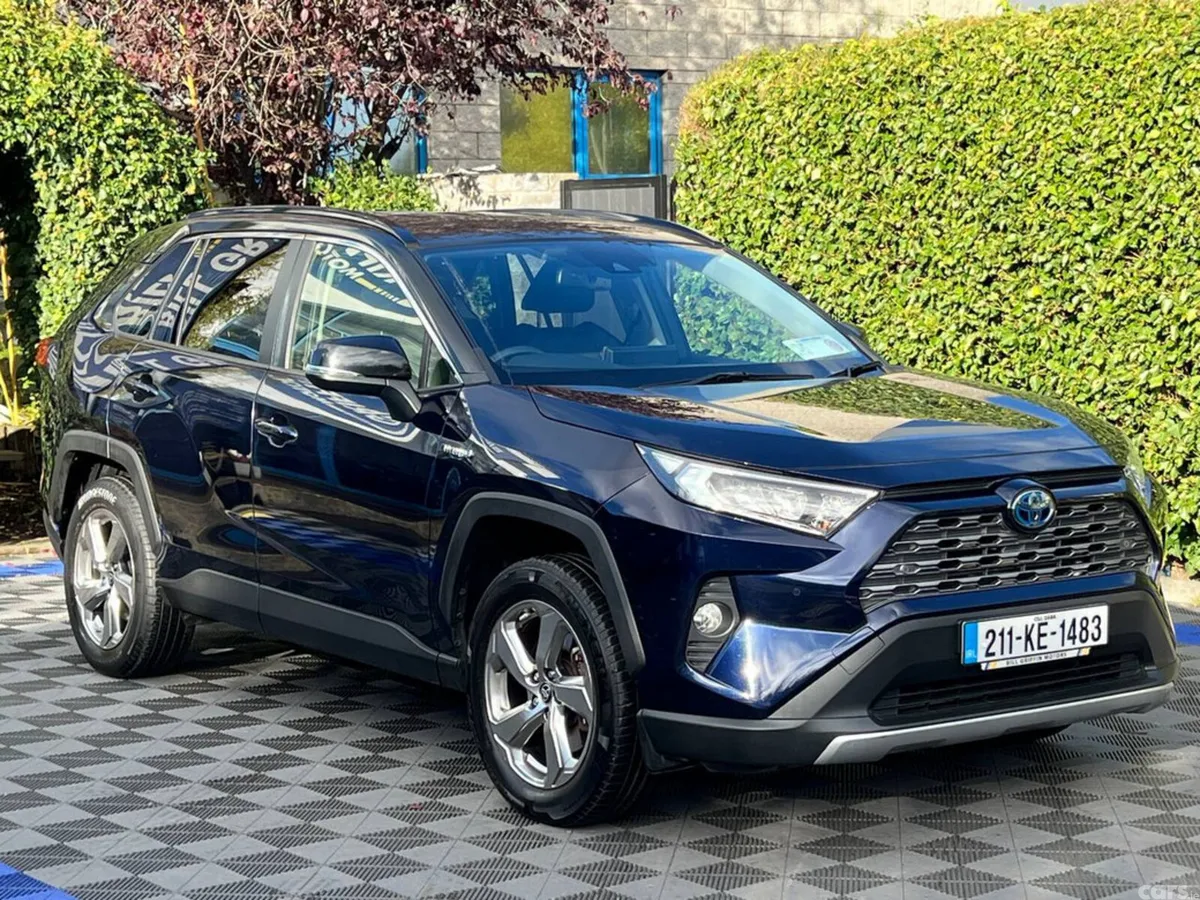 Toyota RAV4 Estate, Petrol Hybrid, 2021, Blue