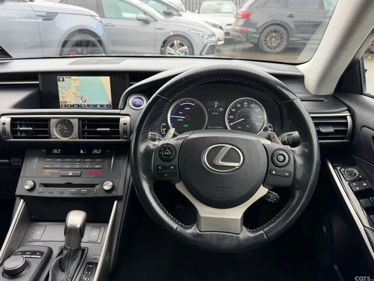Lexus IS Saloon, Petrol Hybrid, 2015, Black