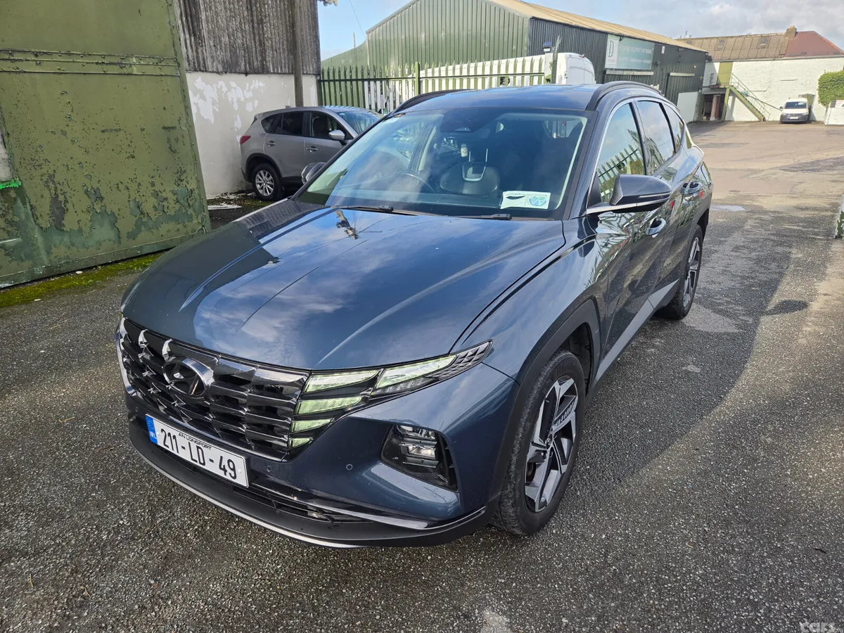 Hyundai Tucson SUV, Petrol Hybrid, 2021, Blue