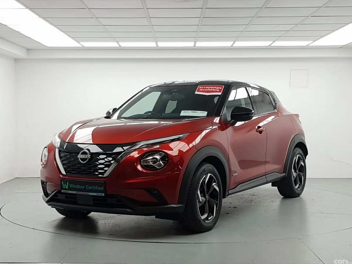 Nissan Juke SUV, Petrol Hybrid, 2024, Red