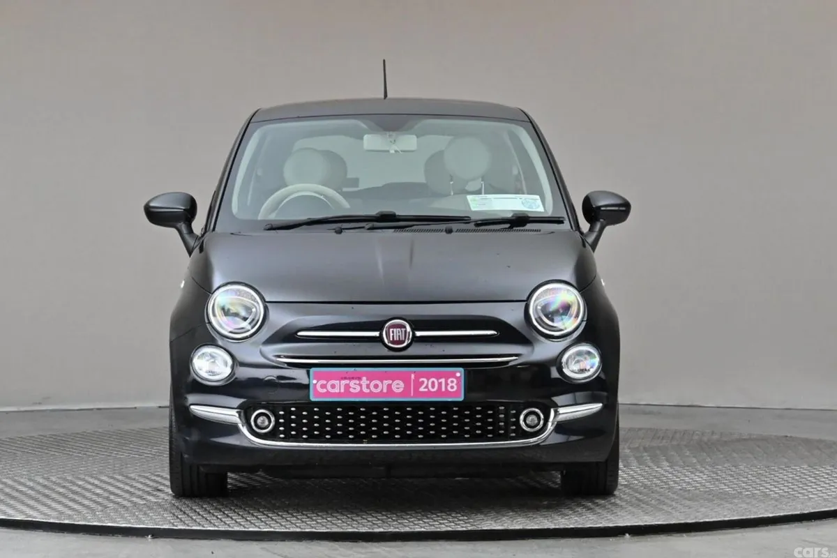 Fiat 500 Hatchback, Petrol, 2018, Black