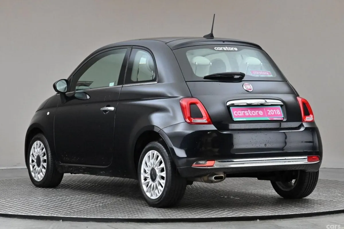 Fiat 500 Hatchback, Petrol, 2018, Black