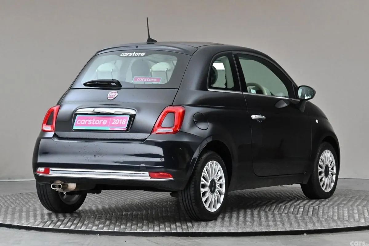 Fiat 500 Hatchback, Petrol, 2018, Black