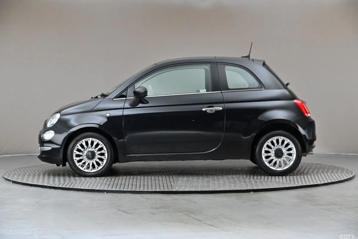 Fiat 500 Hatchback, Petrol, 2018, Black