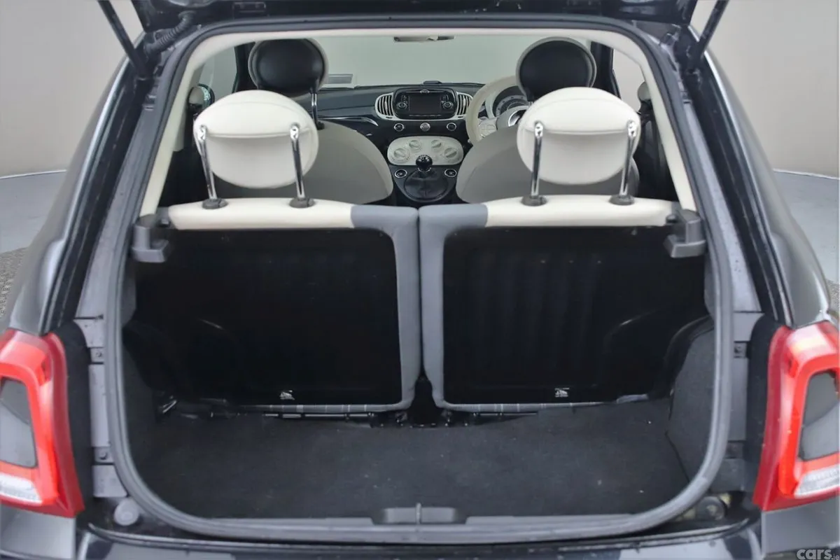 Fiat 500 Hatchback, Petrol, 2018, Black