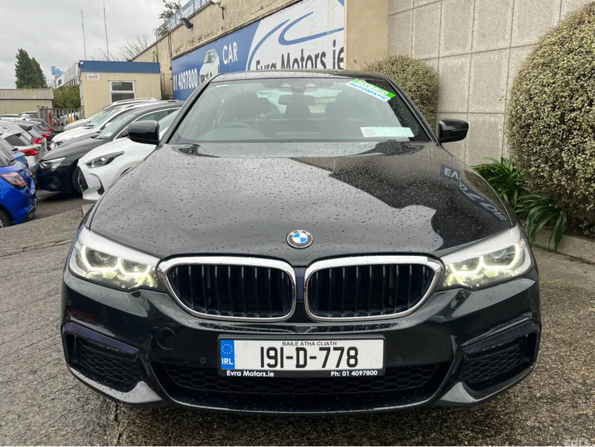 BMW 5-Series Saloon, Petrol Plug-in Hybrid, 2019, Black