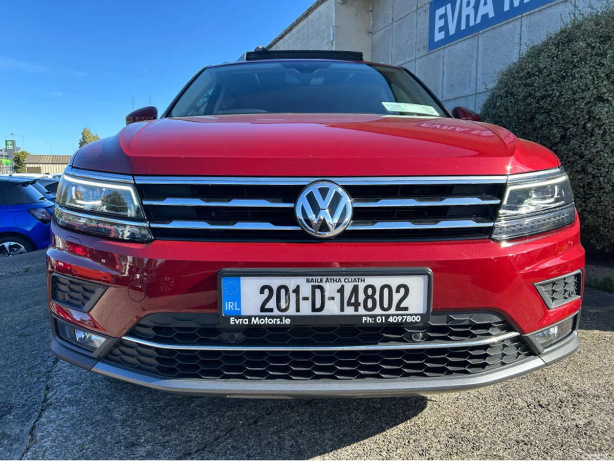 Volkswagen Tiguan Allspace SUV, Diesel, 2020, Red