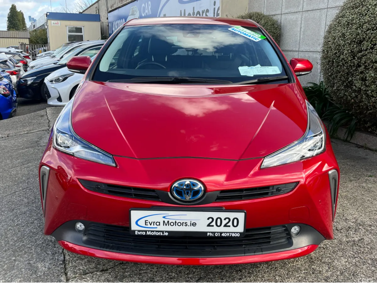Toyota Prius Saloon, Petrol Hybrid, 2020, Red
