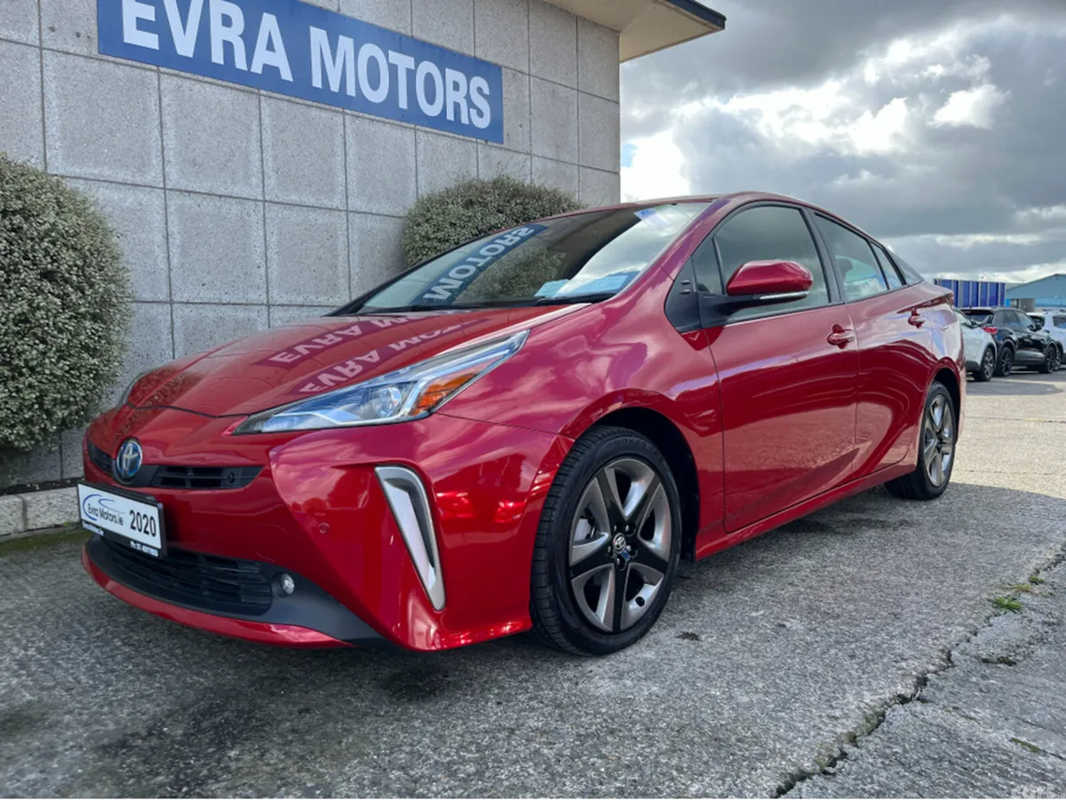 Toyota Prius Saloon, Petrol Hybrid, 2020, Red